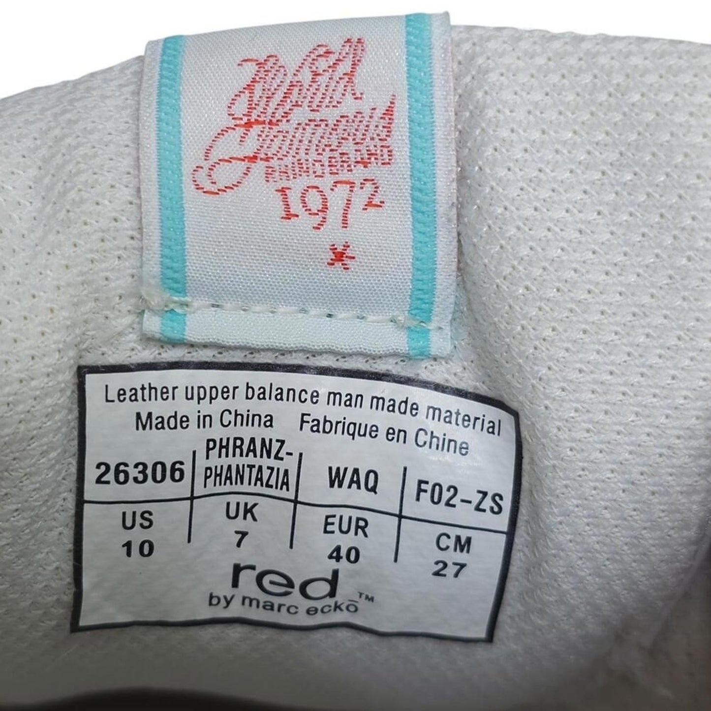 Ecko Red Women's White Leather Koi Fish Rhinestone Sneakers Size 10