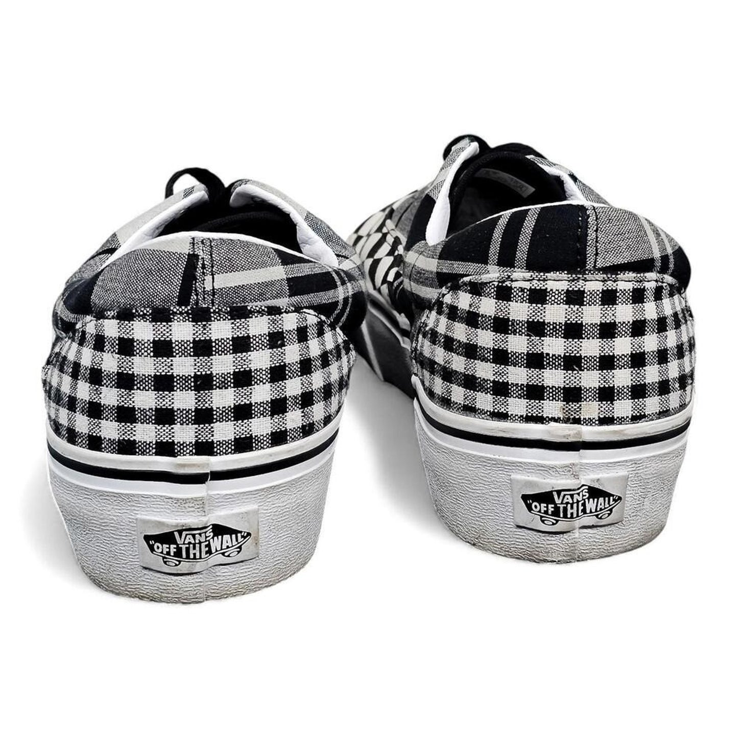 Vans Era Plaid Checkerboard Low Top Skate Shoes Men US 8.5
