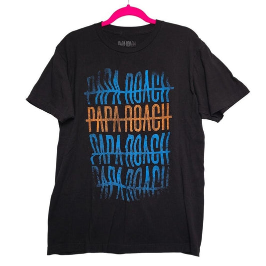 Papa Roach Who Do You Trust World Tour 2019 Black T Shirt Men's