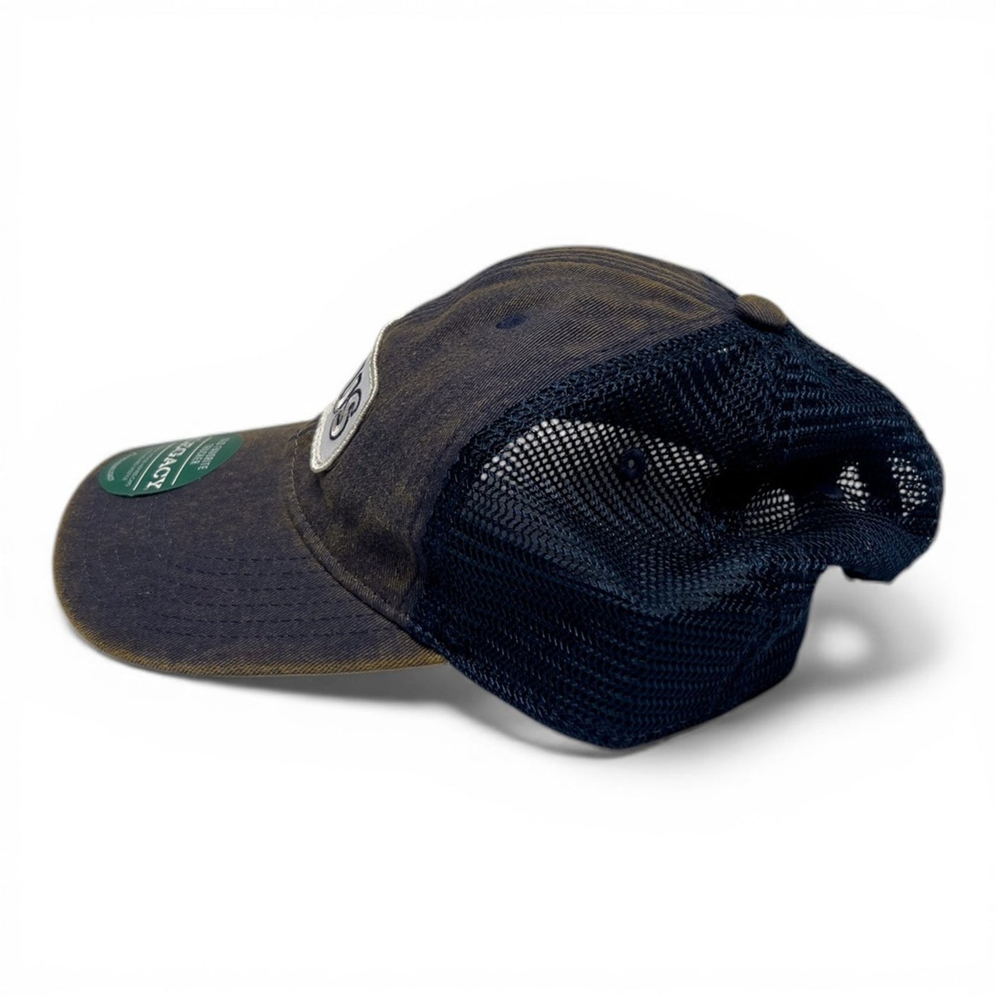 Legacy Old Favorite Trucker Hat Mens OSFA Navy Blue Like New PURUS Patch Cap