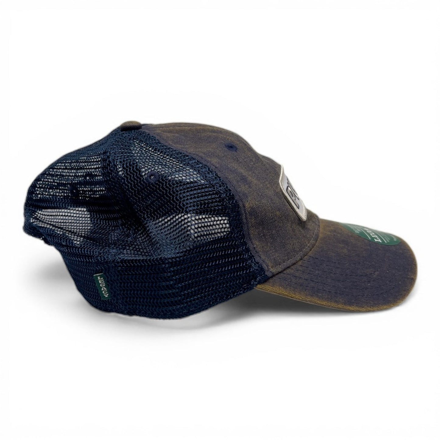 Legacy Old Favorite Trucker Hat Mens OSFA Navy Blue Like New PURUS Patch Cap