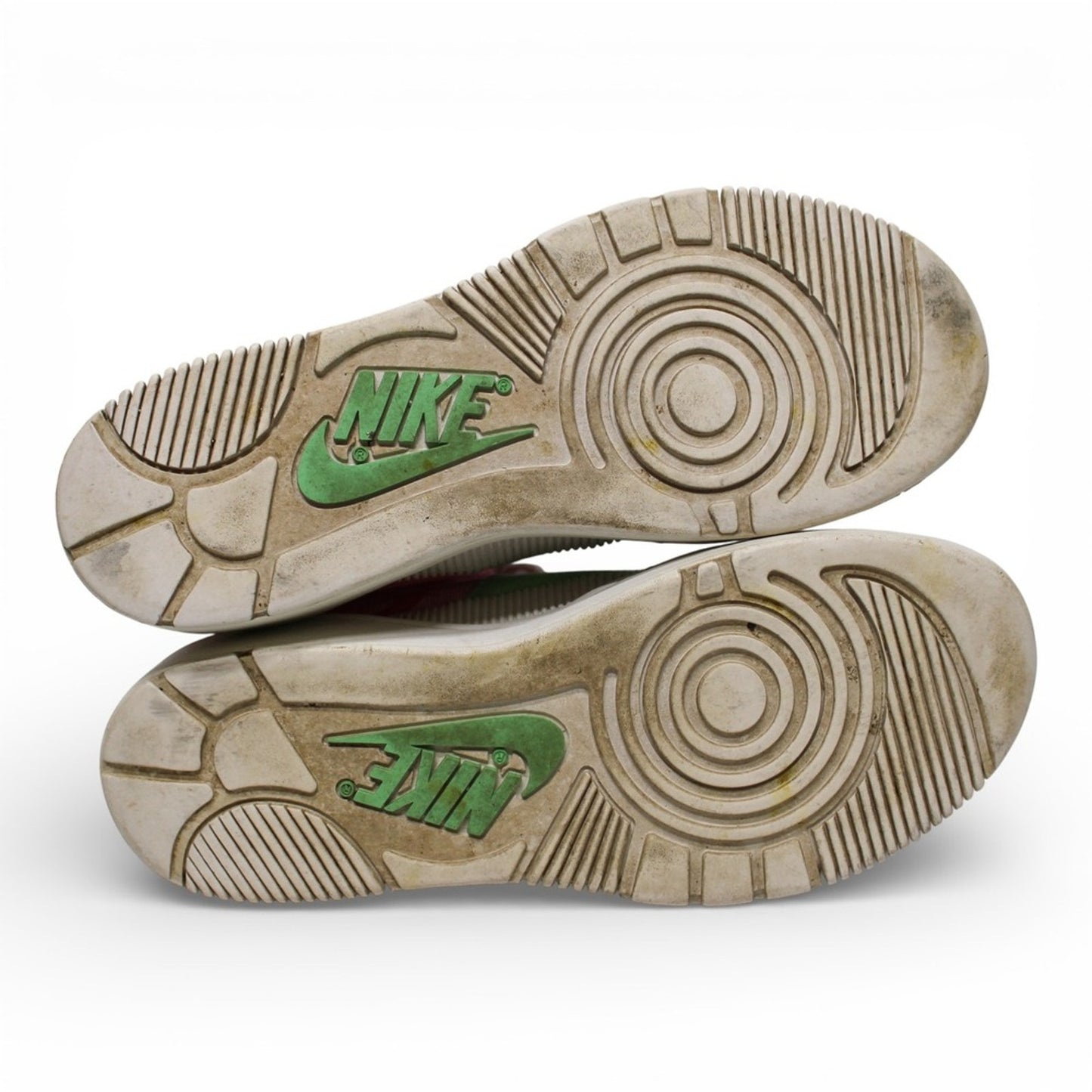 Nike Outbreak High Top Sneakers Womens 7.5 Pink Green 318635-611 Retro Canvas