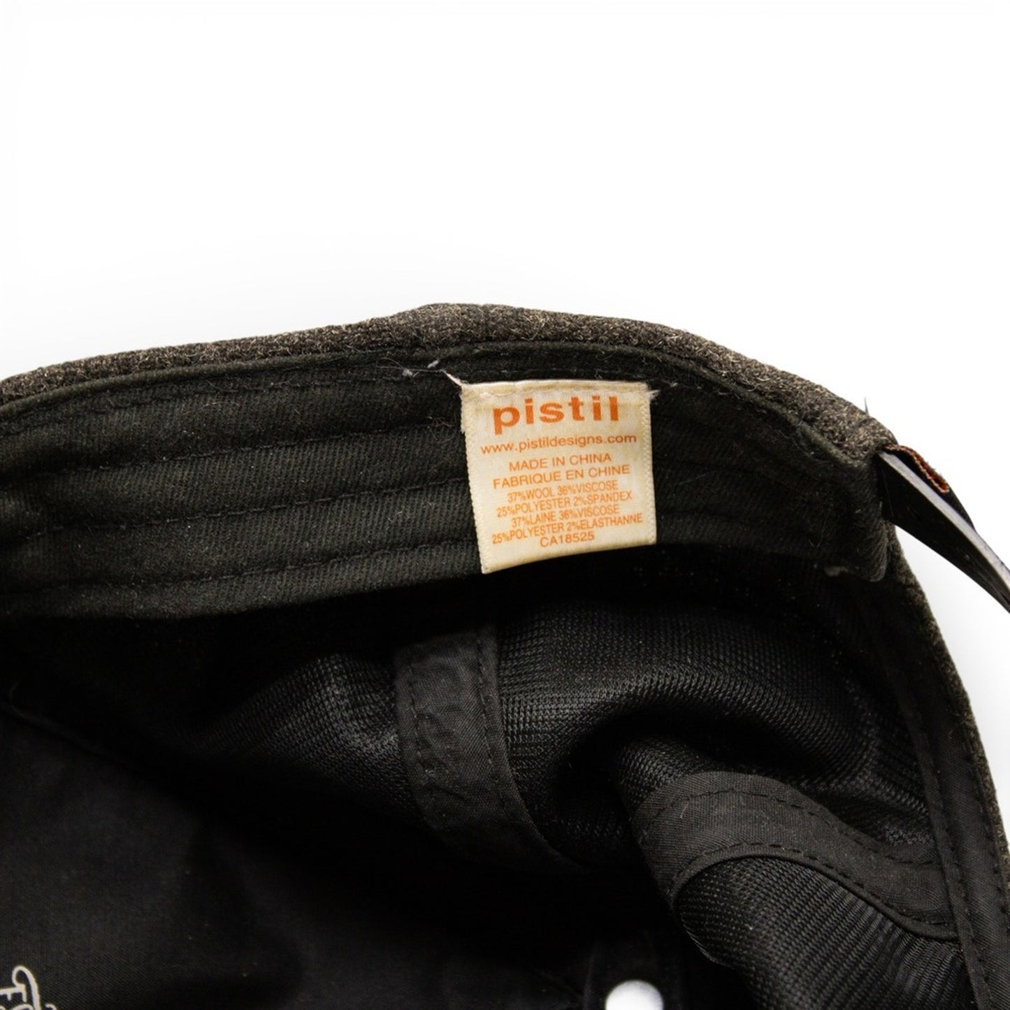 Pistil Buffalo Trucker Hat Unisex Adjustable Brown Cream Wool Blend Snapback