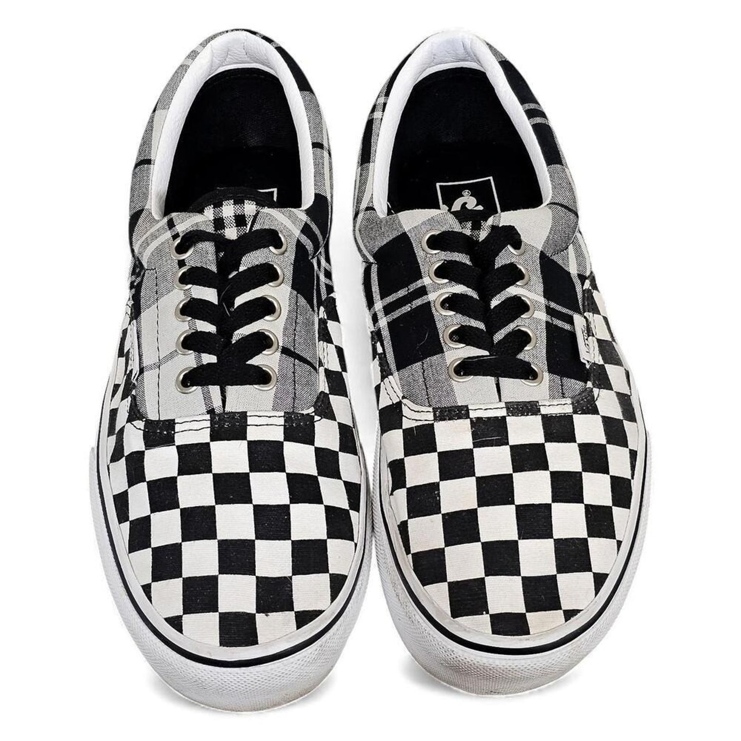 Vans Era Plaid Checkerboard Low Top Skate Shoes Men US 8.5