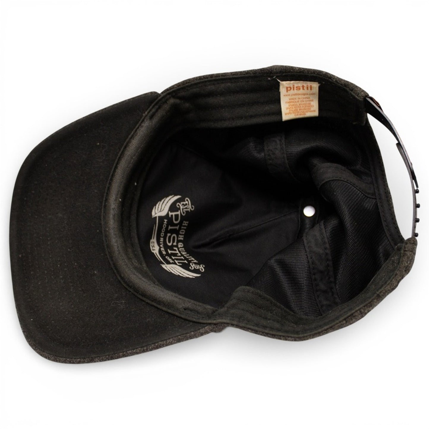 Pistil Buffalo Trucker Hat Unisex Adjustable Brown Cream Wool Blend Snapback