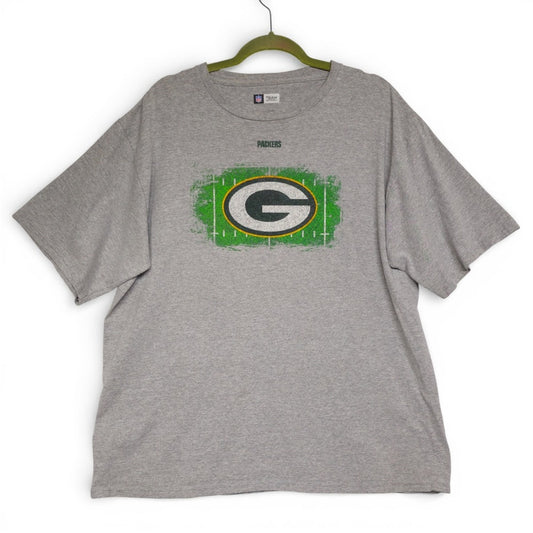 NFL Green Bay Packers Team Apparel Men's XL Gray T Shirt Football Fan Gear
