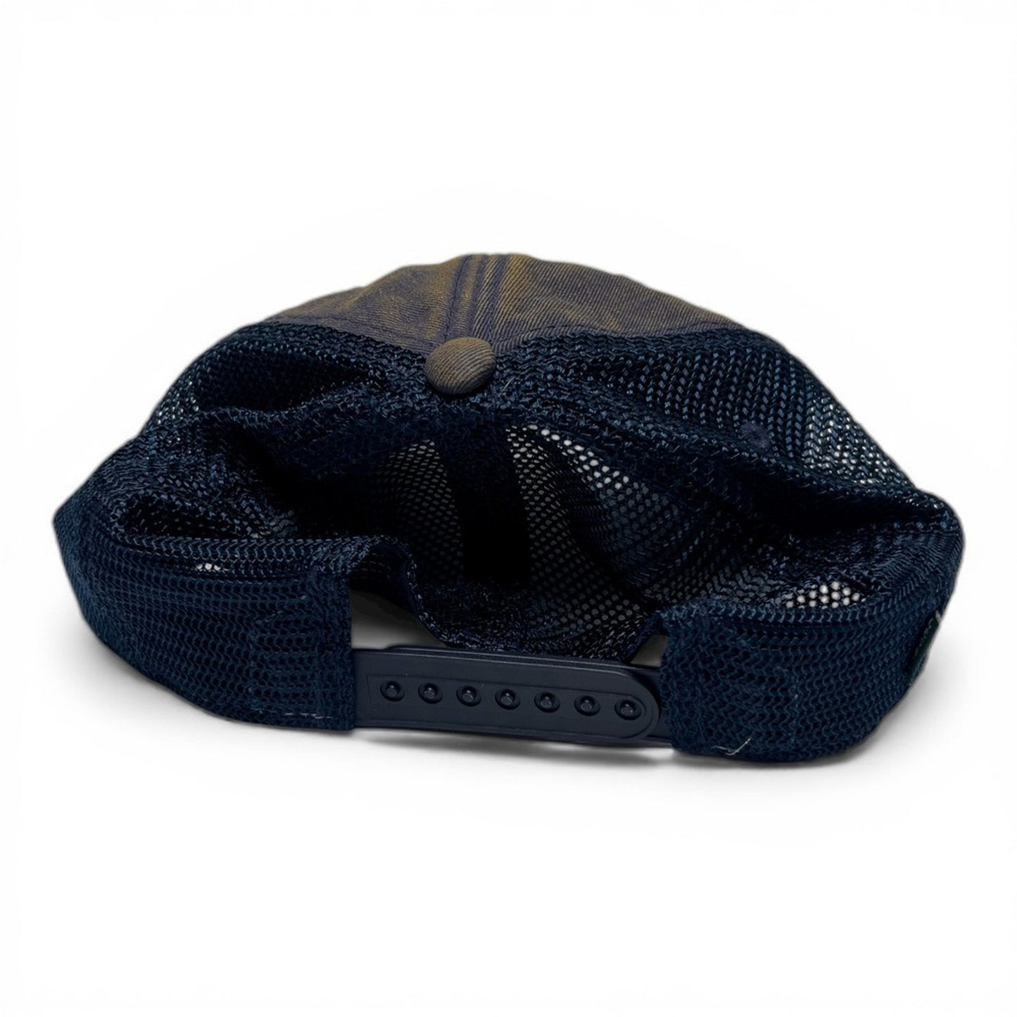 Legacy Old Favorite Trucker Hat Mens OSFA Navy Blue Like New PURUS Patch Cap